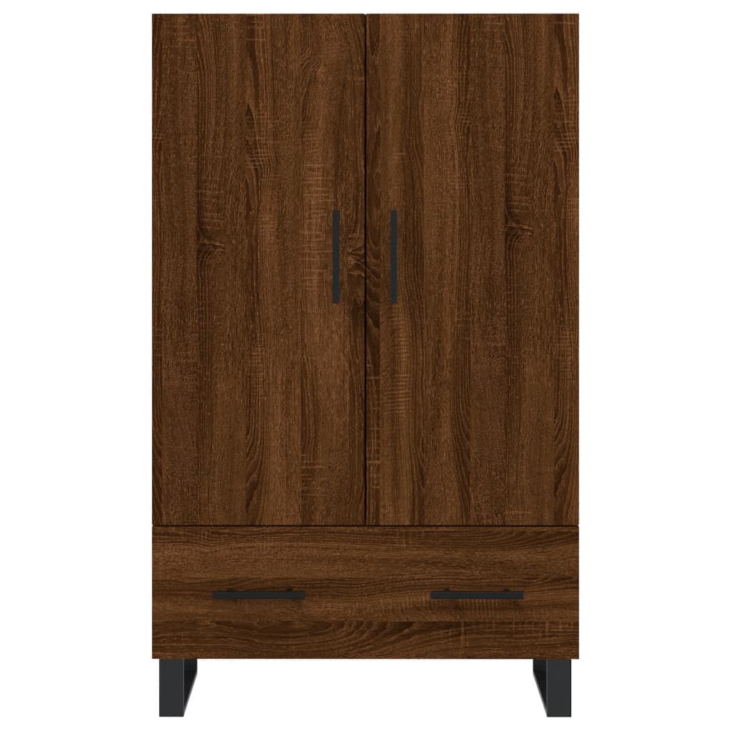 vidaXL Dulap înalt, stejar maro, 69,5x31x115 cm, lemn prelucrat