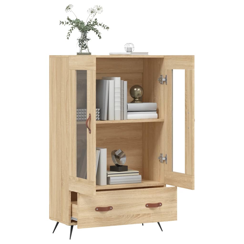 vidaXL Dulap înalt, stejar Sonoma, 69,5x31x115 cm, lemn prelucrat