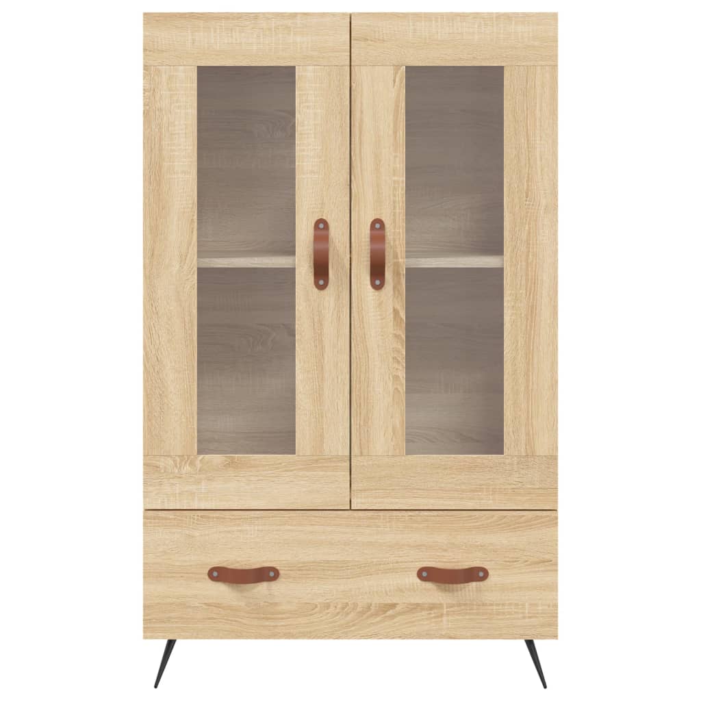 vidaXL Dulap înalt, stejar Sonoma, 69,5x31x115 cm, lemn prelucrat