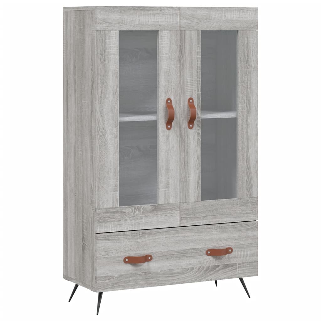 vidaXL Dulap gri Sonoma 69,5x31x115 cm, lemn prelucrat