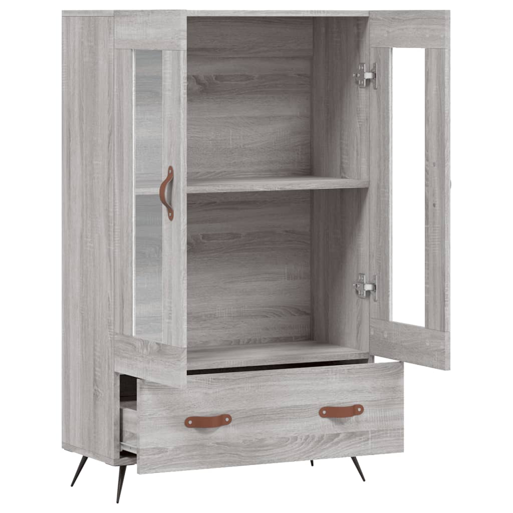 vidaXL Dulap gri Sonoma 69,5x31x115 cm, lemn prelucrat