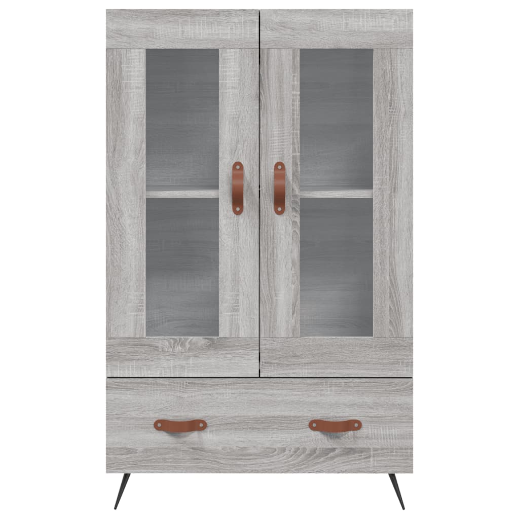 vidaXL Dulap gri Sonoma 69,5x31x115 cm, lemn prelucrat