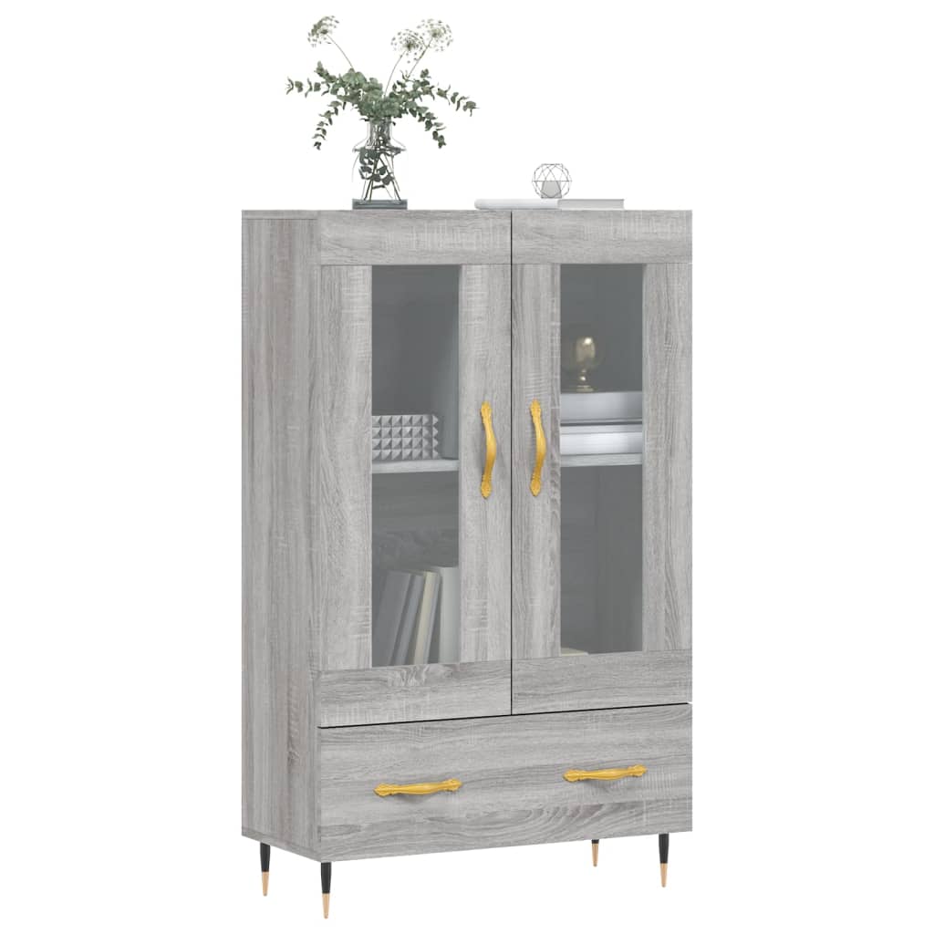 vidaXL Dulap gri Sonoma 69,5x31x115 cm, lemn prelucrat