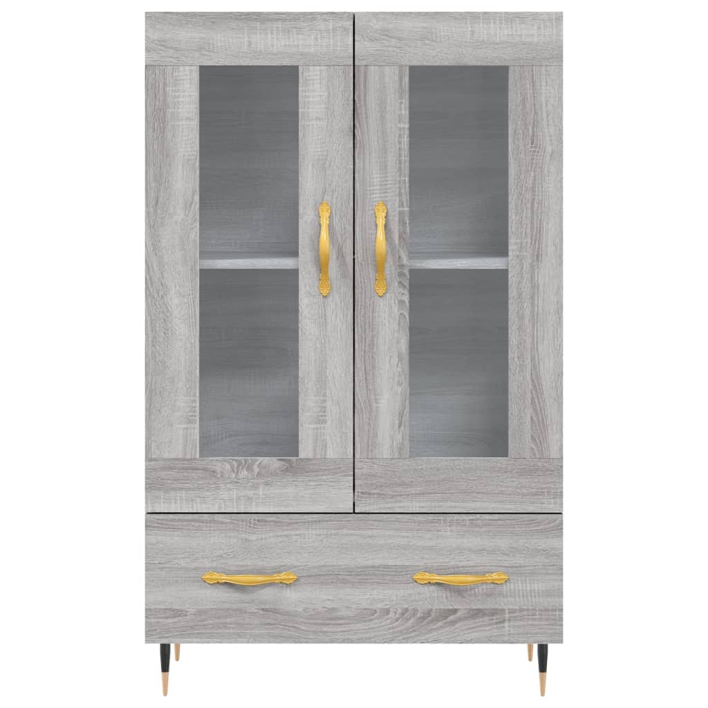 vidaXL Dulap gri Sonoma 69,5x31x115 cm, lemn prelucrat