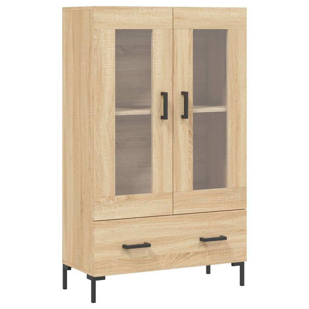 vidaXL Dulap înalt, stejar Sonoma, 69,5x31x115 cm, lemn prelucrat