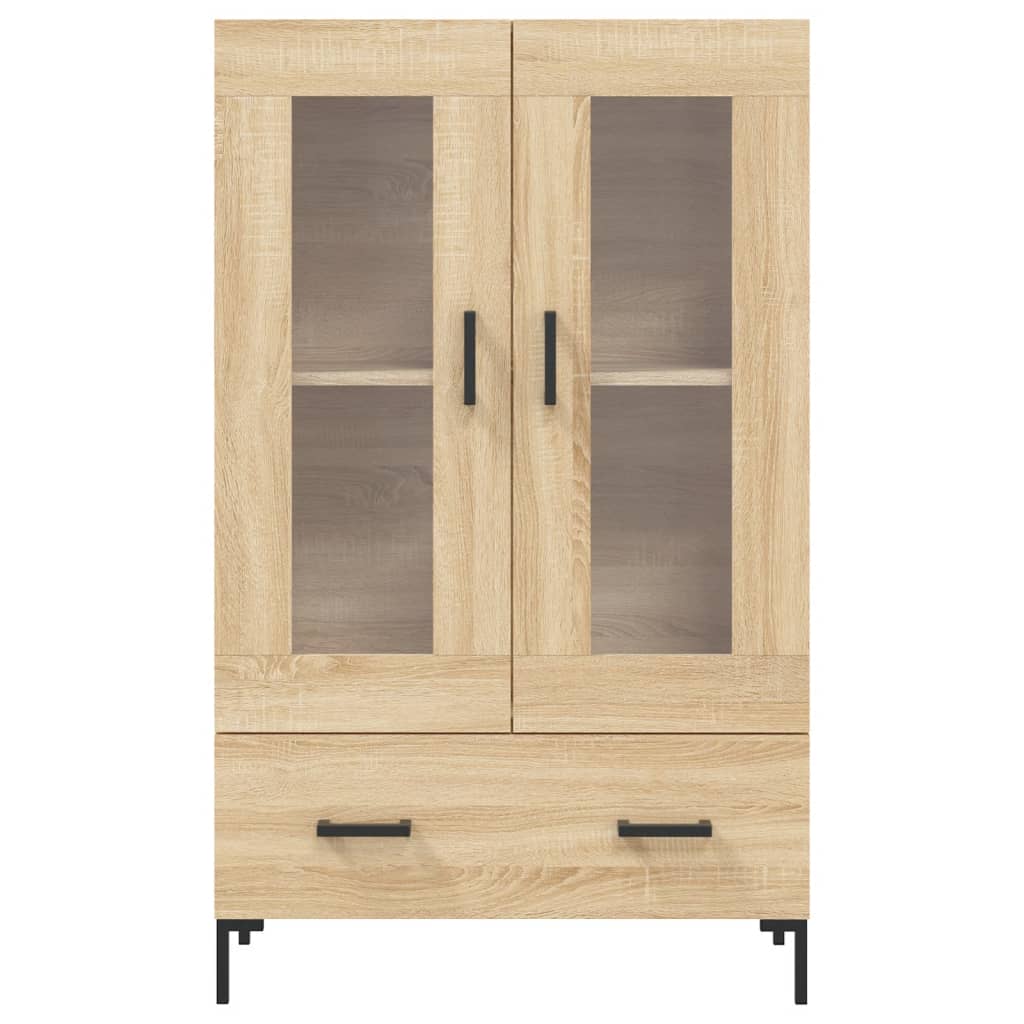 vidaXL Dulap înalt, stejar Sonoma, 69,5x31x115 cm, lemn prelucrat