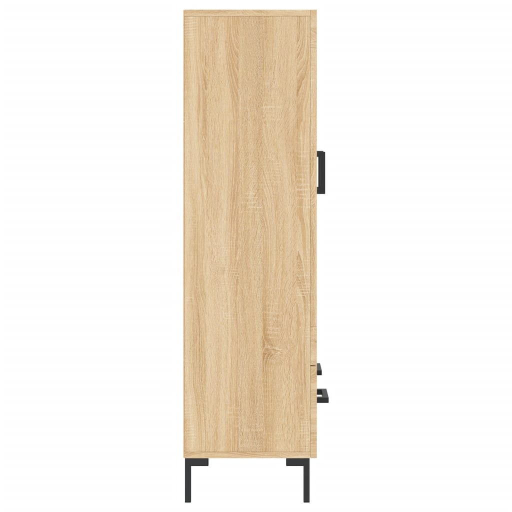 vidaXL Dulap înalt, stejar Sonoma, 69,5x31x115 cm, lemn prelucrat