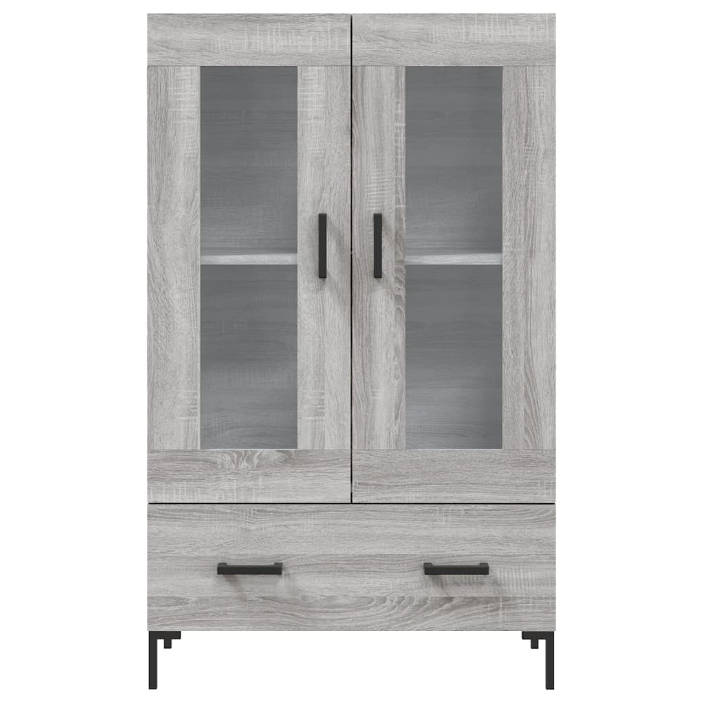 vidaXL Dulap gri Sonoma 69,5x31x115 cm, lemn prelucrat