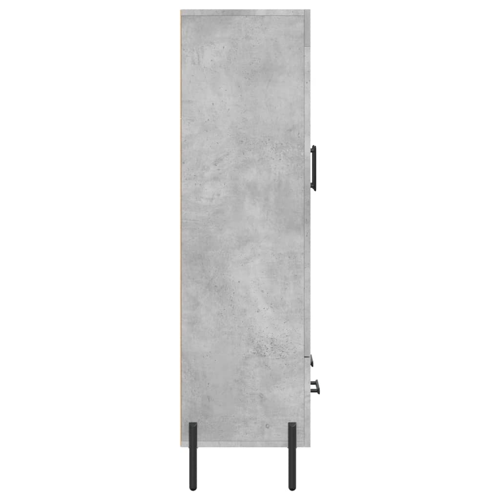 vidaXL Dulap înalt, gri beton, 69,5x31x115 cm, lemn prelucrat vidaXL Dulap înalt, gri beton, 69,5x31x115 cm, lemn prelucrat