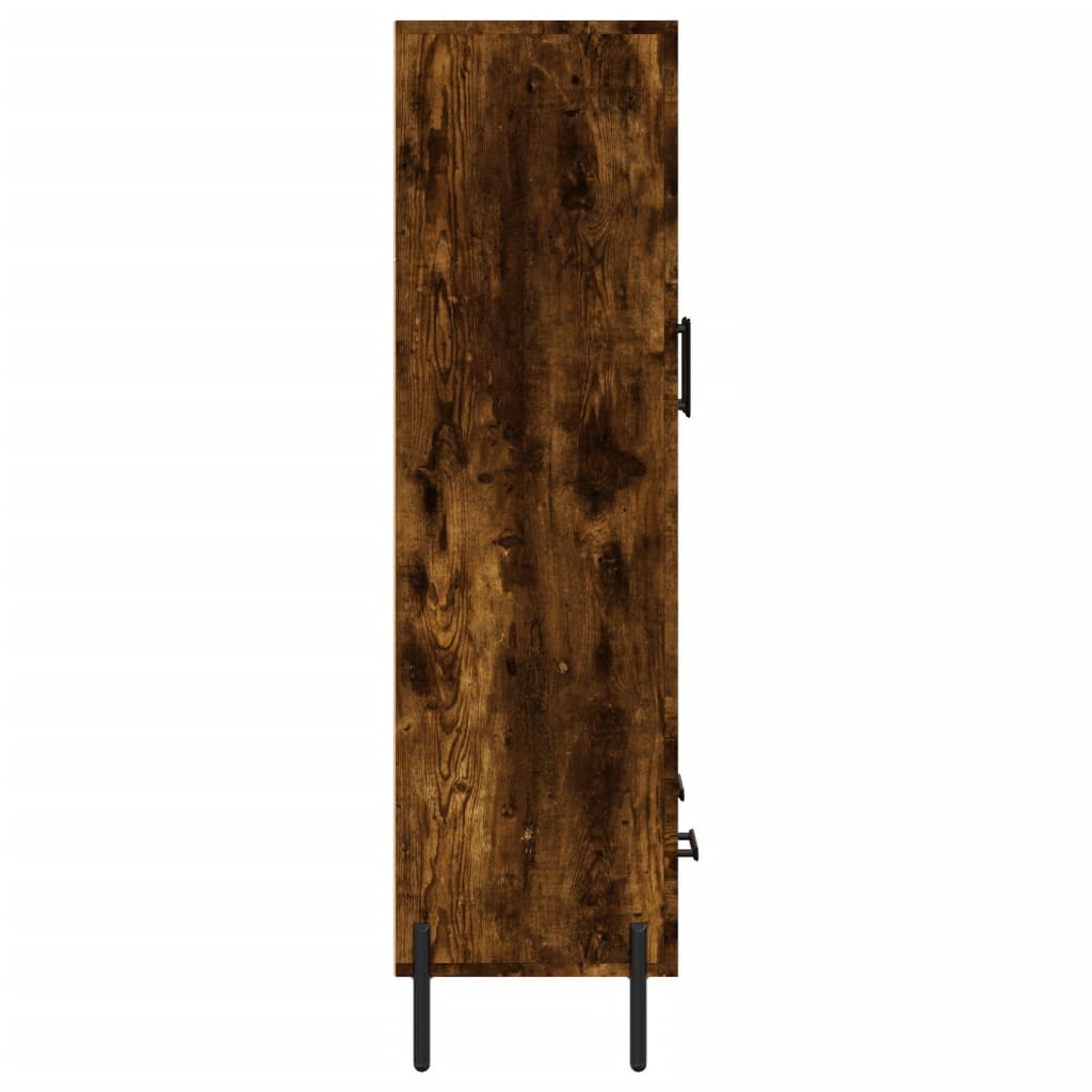 vidaXL Dulap înalt, stejar afumat, 69,5x31x115 cm, lemn prelucrat vidaXL Dulap înalt, stejar afumat, 69,5x31x115 cm, lemn prelucrat