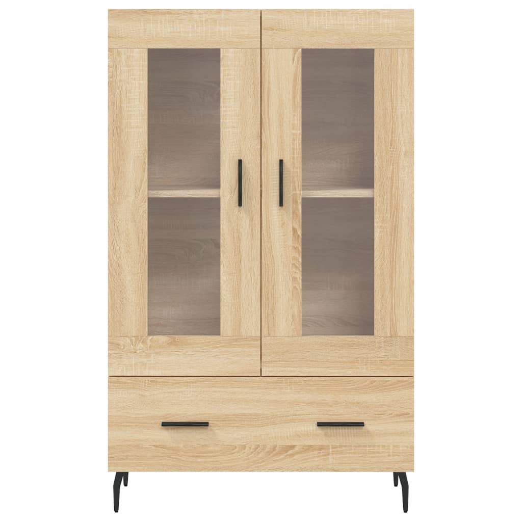 vidaXL Dulap înalt, stejar Sonoma, 69,5x31x115 cm, lemn prelucrat