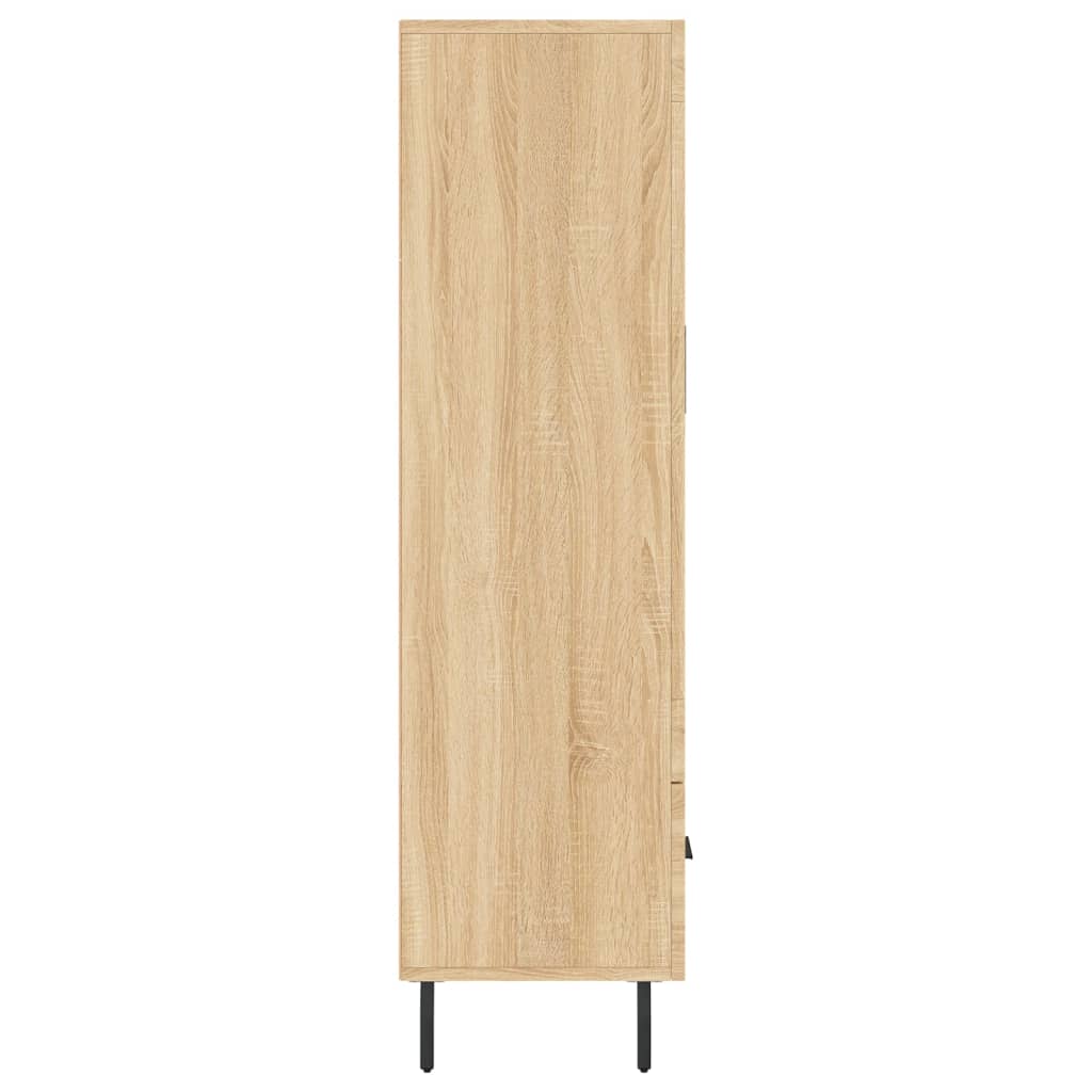 vidaXL Dulap înalt, stejar Sonoma, 69,5x31x115 cm, lemn prelucrat