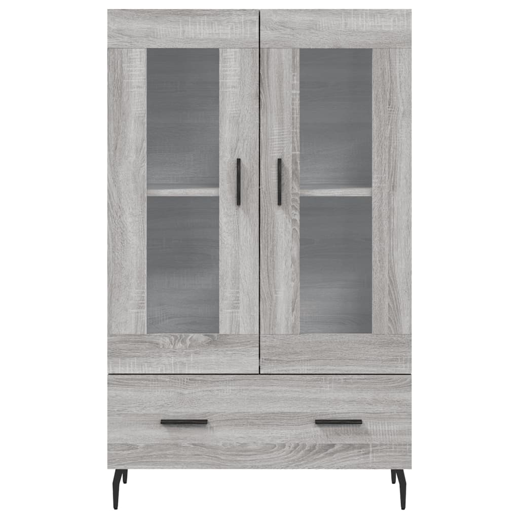 vidaXL Dulap gri Sonoma 69,5x31x115 cm, lemn prelucrat