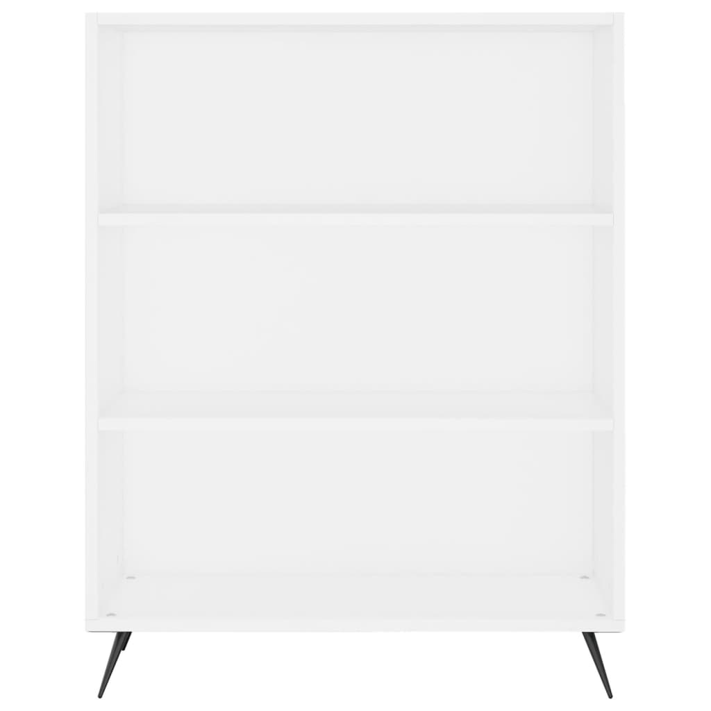 vidaXL Bibliotecă, albă, 69,5x32,5x90 cm, lemn compozit vidaXL Bibliotecă, albă, 69,5x32,5x90 cm, lemn compozit