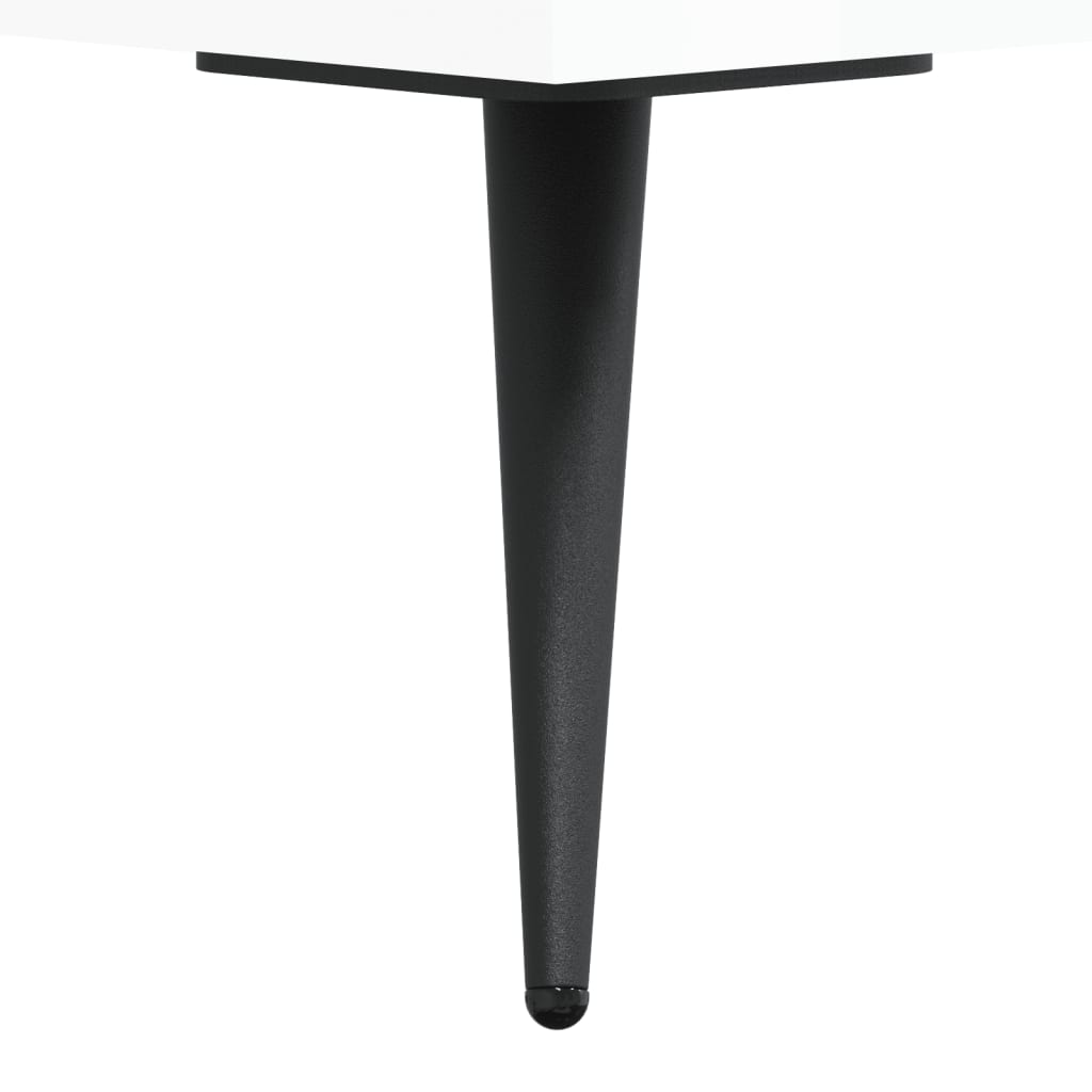 vidaXL Bibliotecă, alb extralucios, 69,5x32,5x90 cm, lemn prelucrat vidaXL Bibliotecă, alb extralucios, 69,5x32,5x90 cm, lemn prelucrat