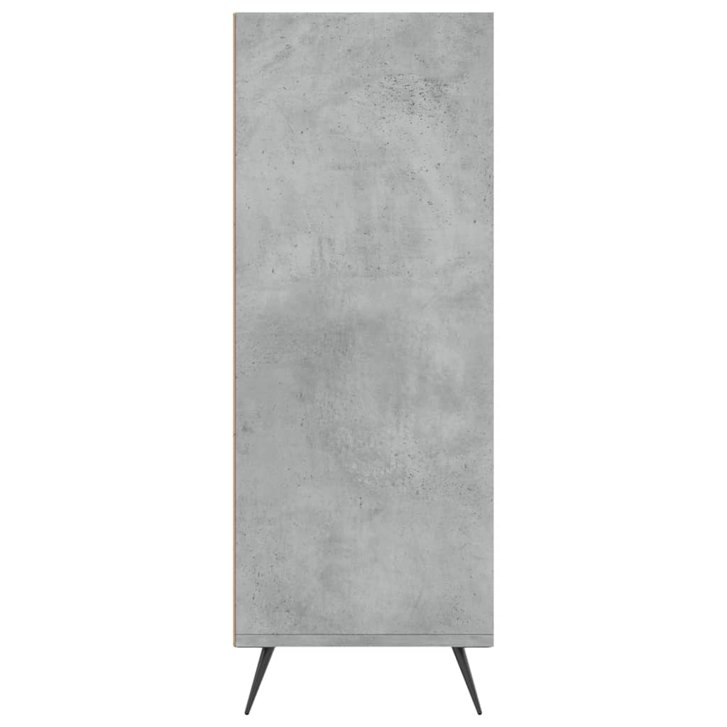 vidaXL Bibliotecă, gri beton, 69,5x32,5x90 cm, lemn compozit vidaXL Bibliotecă, gri beton, 69,5x32,5x90 cm, lemn compozit