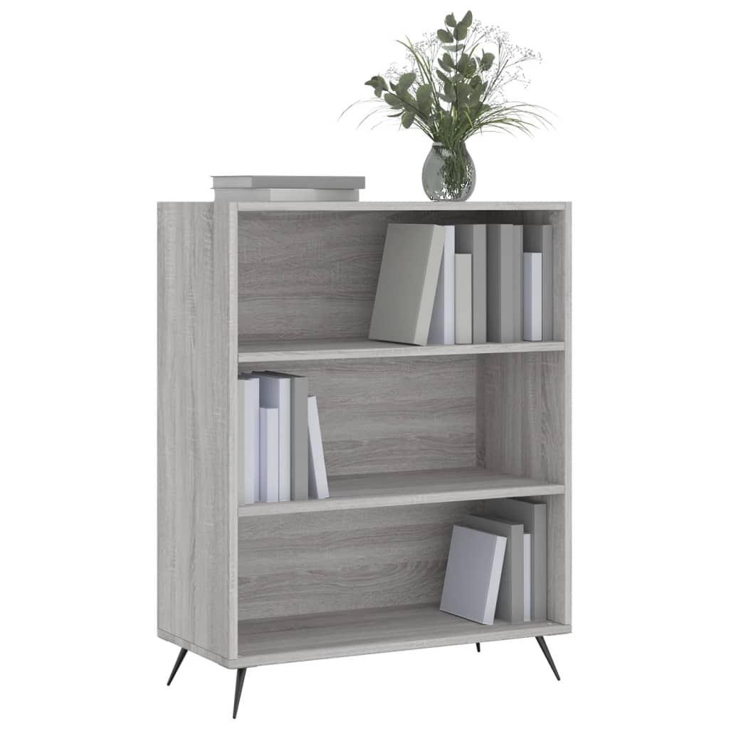 vidaXL Bibliotecă, sonoma gri, 69,5x32,5x90 cm, lemn compozit vidaXL Bibliotecă, sonoma gri, 69,5x32,5x90 cm, lemn compozit