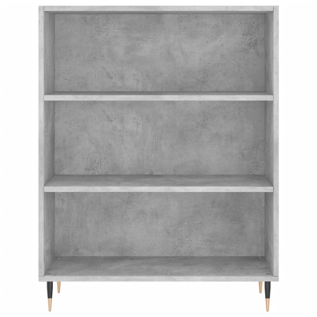 vidaXL Bibliotecă, gri beton, 69,5x32,5x90 cm, lemn compozit vidaXL Bibliotecă, gri beton, 69,5x32,5x90 cm, lemn compozit