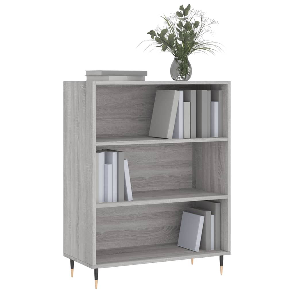 vidaXL Bibliotecă, sonoma gri, 69,5x32,5x90 cm, lemn compozit vidaXL Bibliotecă, sonoma gri, 69,5x32,5x90 cm, lemn compozit