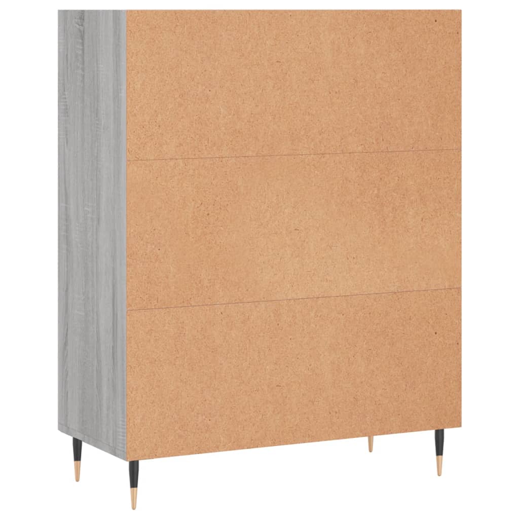 vidaXL Bibliotecă, sonoma gri, 69,5x32,5x90 cm, lemn compozit vidaXL Bibliotecă, sonoma gri, 69,5x32,5x90 cm, lemn compozit