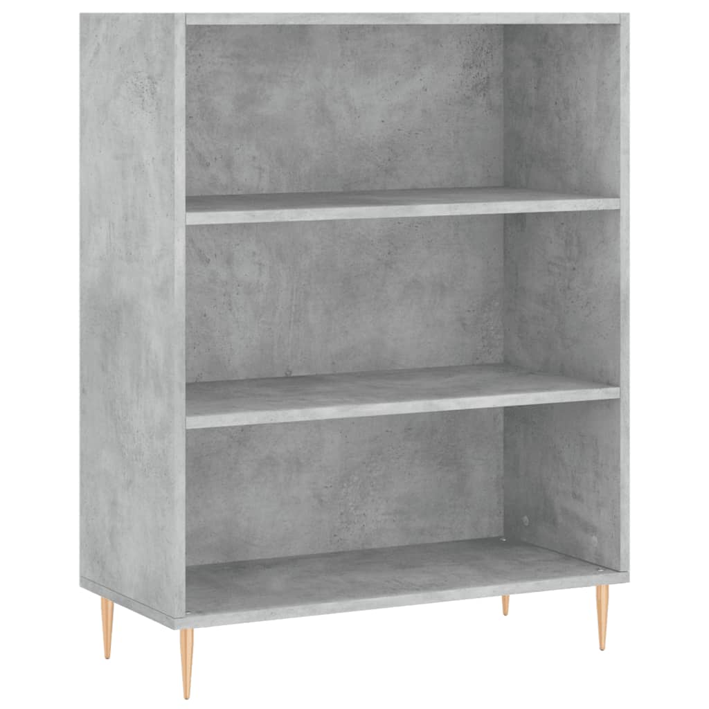 vidaXL Bibliotecă, gri beton, 69,5x32,5x90 cm, lemn compozit vidaXL Bibliotecă, gri beton, 69,5x32,5x90 cm, lemn compozit