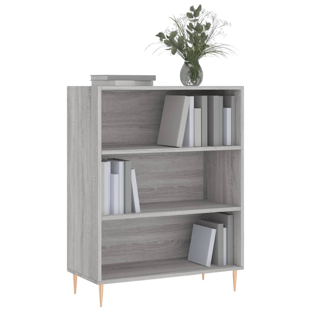 vidaXL Bibliotecă, sonoma gri, 69,5x32,5x90 cm, lemn compozit vidaXL Bibliotecă, sonoma gri, 69,5x32,5x90 cm, lemn compozit