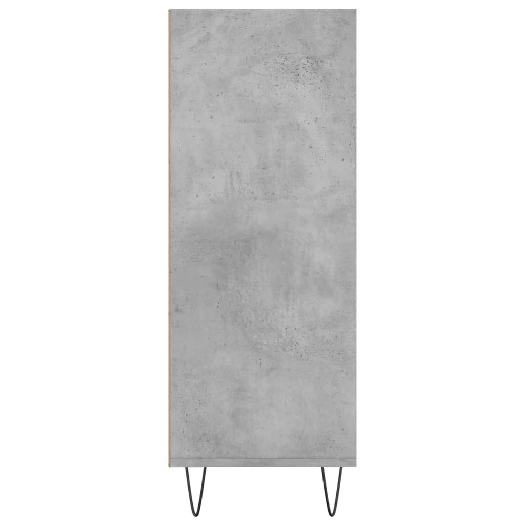 vidaXL Bibliotecă, gri beton, 69,5x32,5x90 cm, lemn compozit vidaXL Bibliotecă, gri beton, 69,5x32,5x90 cm, lemn compozit