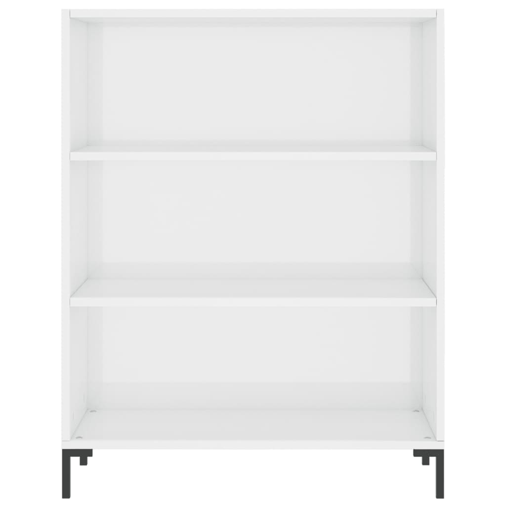 vidaXL Bibliotecă, alb extralucios, 69,5x32,5x90 cm, lemn prelucrat vidaXL Bibliotecă, alb extralucios, 69,5x32,5x90 cm, lemn prelucrat