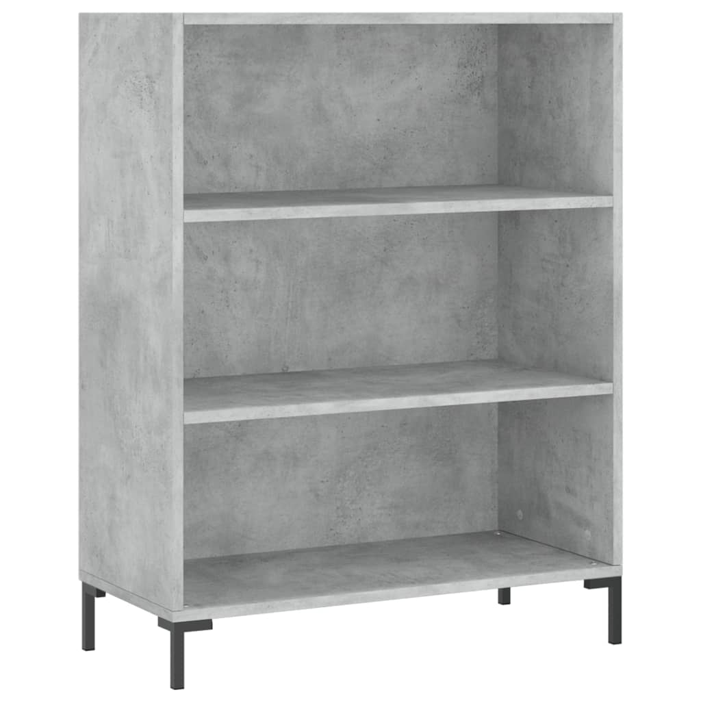 vidaXL Bibliotecă, gri beton, 69,5x32,5x90 cm, lemn compozit vidaXL Bibliotecă, gri beton, 69,5x32,5x90 cm, lemn compozit