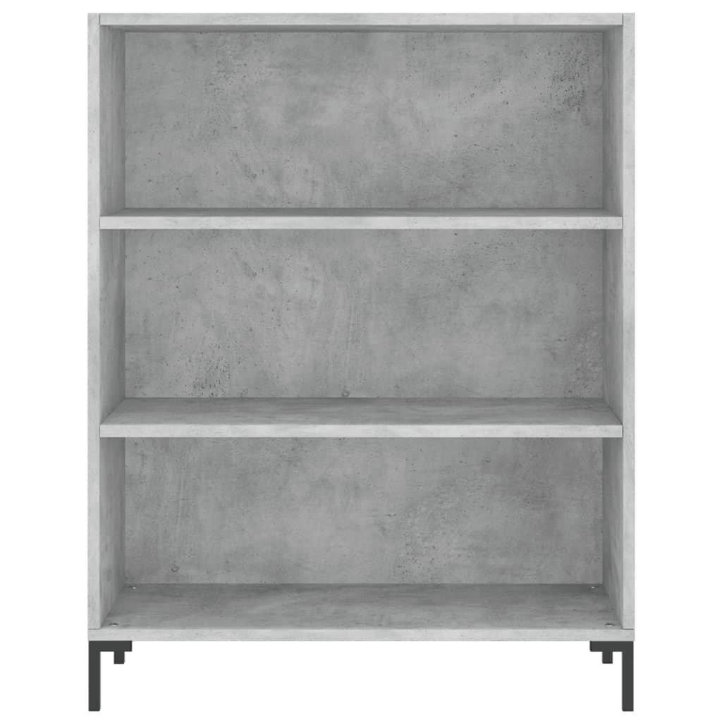 vidaXL Bibliotecă, gri beton, 69,5x32,5x90 cm, lemn compozit vidaXL Bibliotecă, gri beton, 69,5x32,5x90 cm, lemn compozit