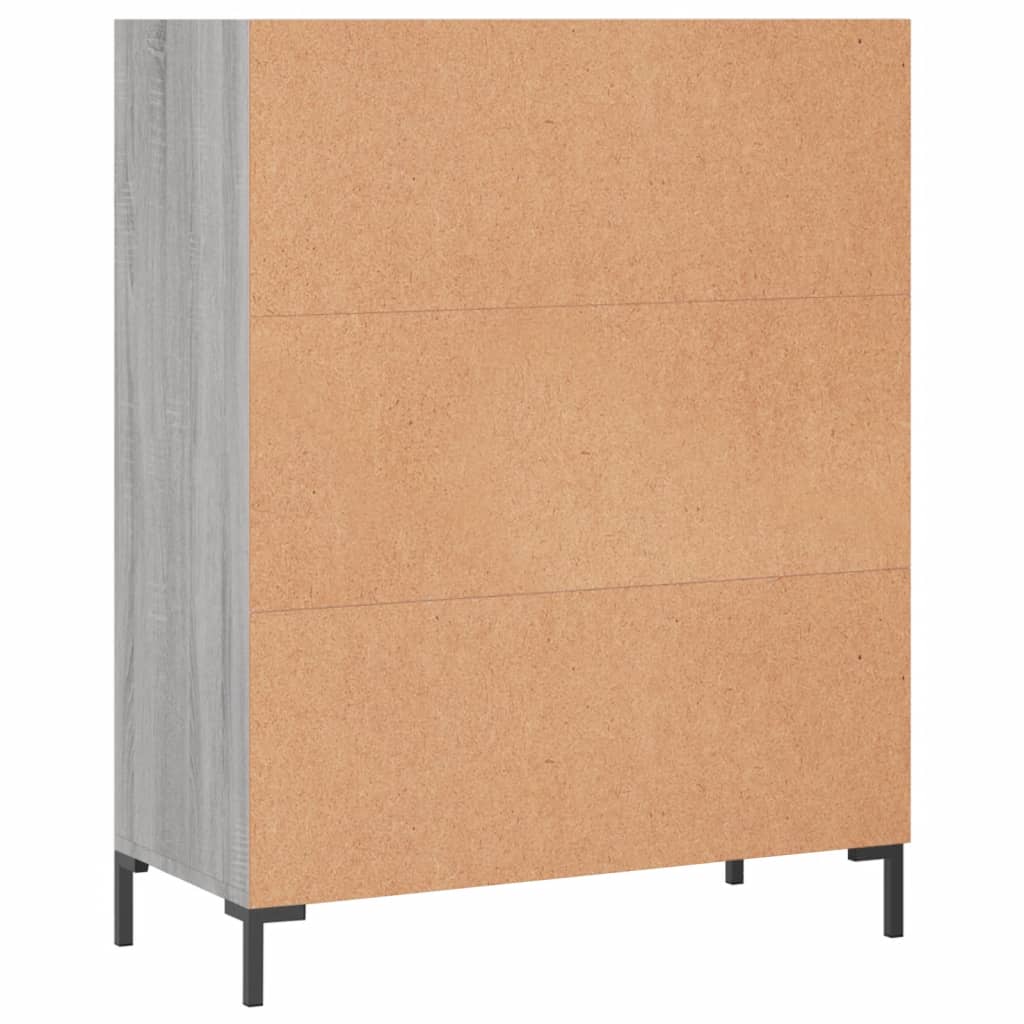vidaXL Bibliotecă, sonoma gri, 69,5x32,5x90 cm, lemn compozit vidaXL Bibliotecă, sonoma gri, 69,5x32,5x90 cm, lemn compozit