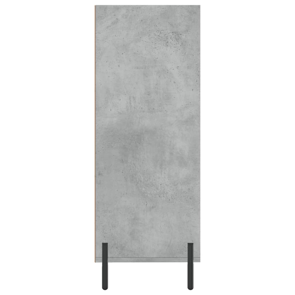 vidaXL Dulap cu rafturi, gri beton, 69,5x32,5x90 cm, lemn compozit vidaXL Dulap cu rafturi, gri beton, 69,5x32,5x90 cm, lemn compozit