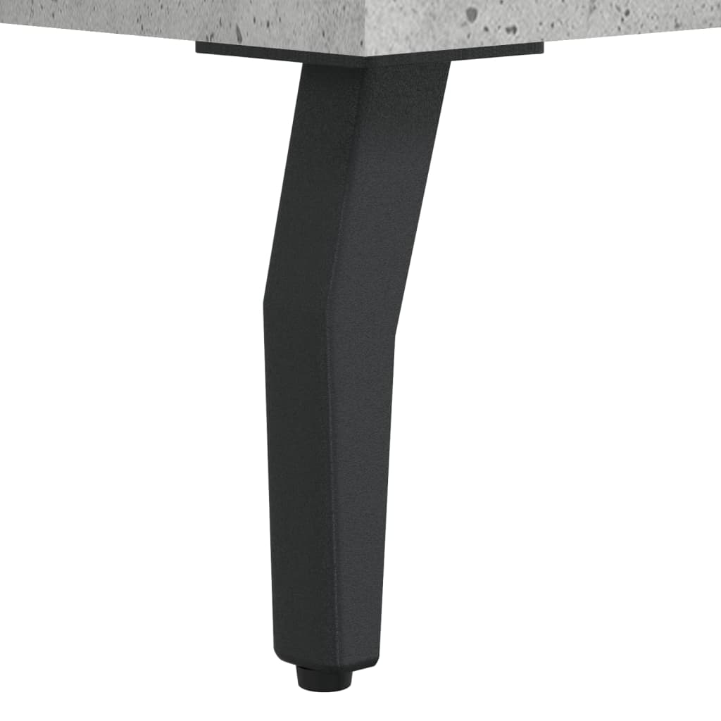vidaXL Dulap cu rafturi, gri beton, 69,5x32,5x90 cm, lemn compozit