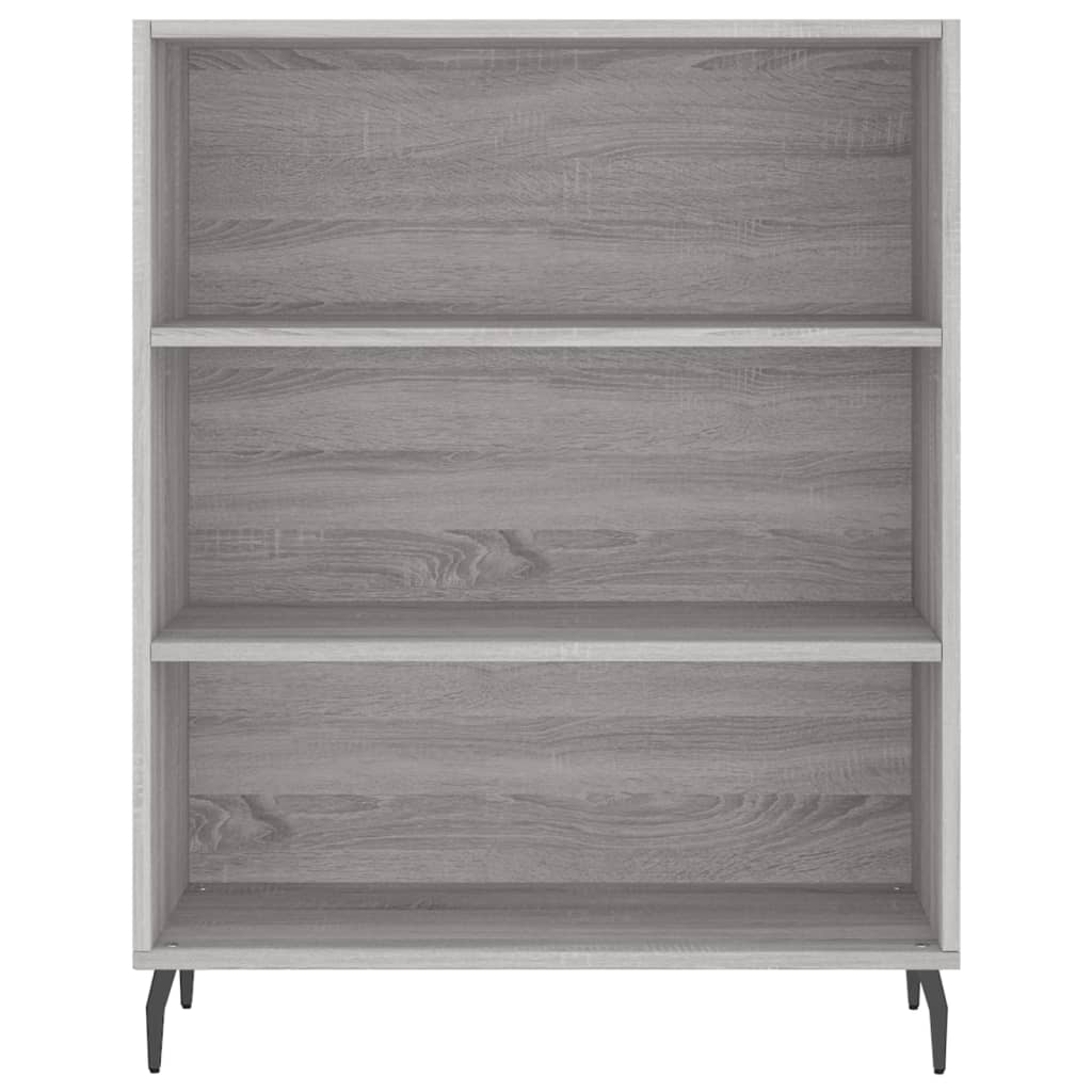 vidaXL Dulap cu rafturi, gri sonoma, 69,5x32,5x90 cm, lemn compozit vidaXL Dulap cu rafturi, gri sonoma, 69,5x32,5x90 cm, lemn compozit