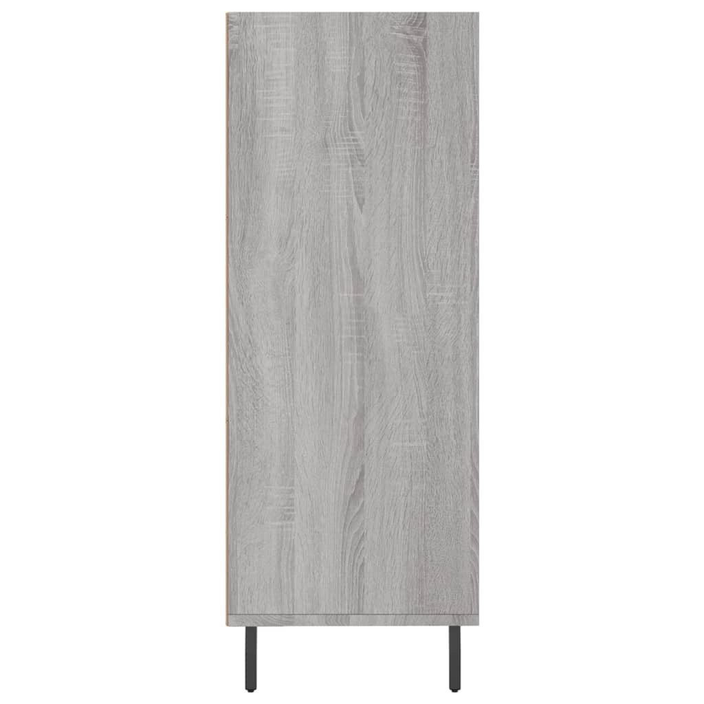 vidaXL Dulap cu rafturi, gri sonoma, 69,5x32,5x90 cm, lemn compozit vidaXL Dulap cu rafturi, gri sonoma, 69,5x32,5x90 cm, lemn compozit