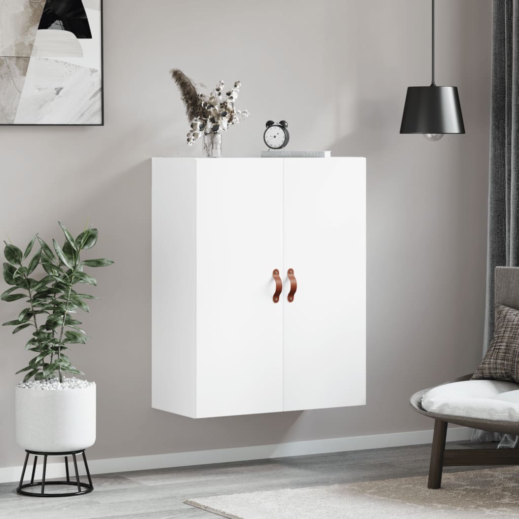 vidaXL Dulap cu montaj pe perete, alb, 69,5x34x90 cm vidaXL Dulap cu montaj pe perete, alb, 69,5x34x90 cm
