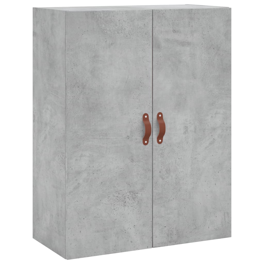 vidaXL Dulap cu montaj pe perete, gri beton, 69,5x34x90 cm