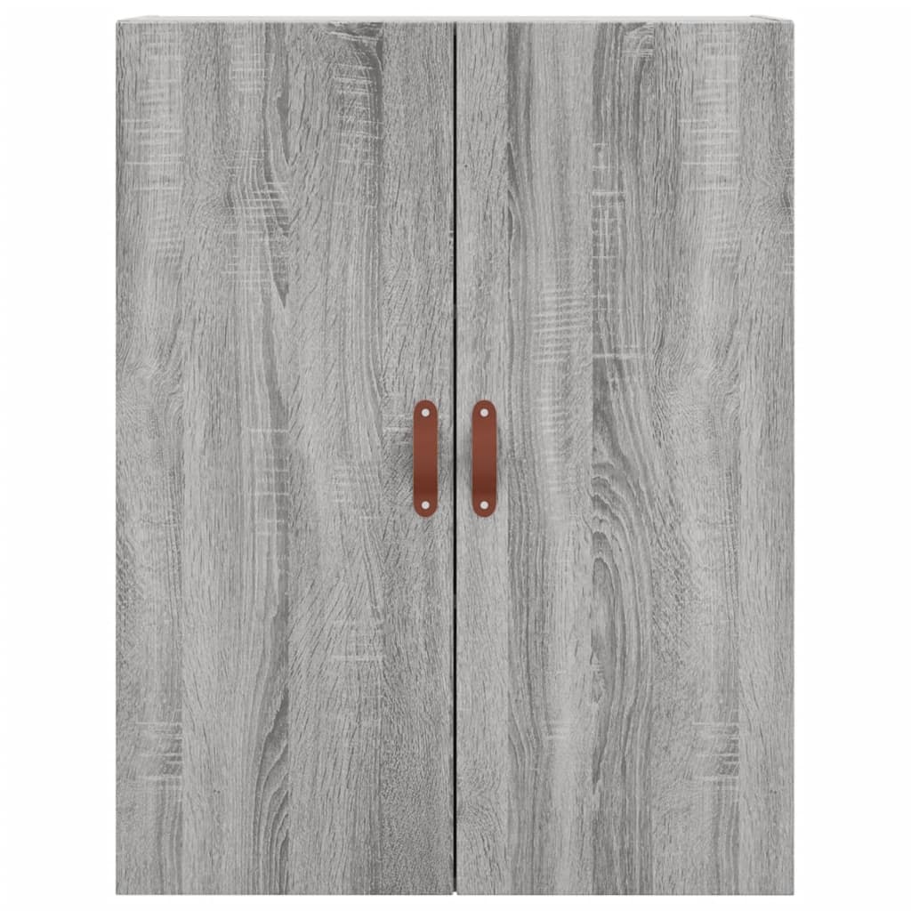 vidaXL Dulap montat pe perete, gri sonoma, 69,5x34x90 cm