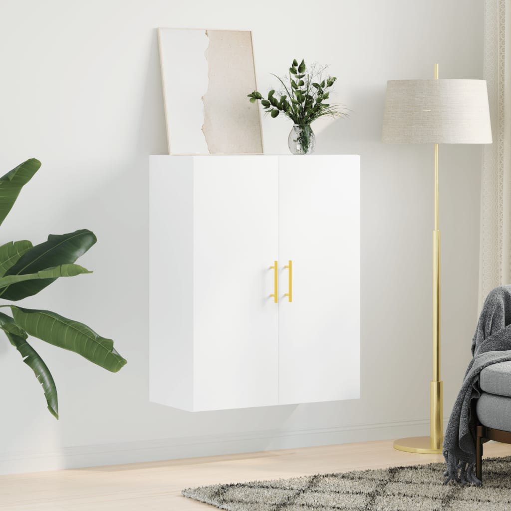 vidaXL Dulap cu montaj pe perete, alb, 69,5x34x90 cm vidaXL Dulap cu montaj pe perete, alb, 69,5x34x90 cm