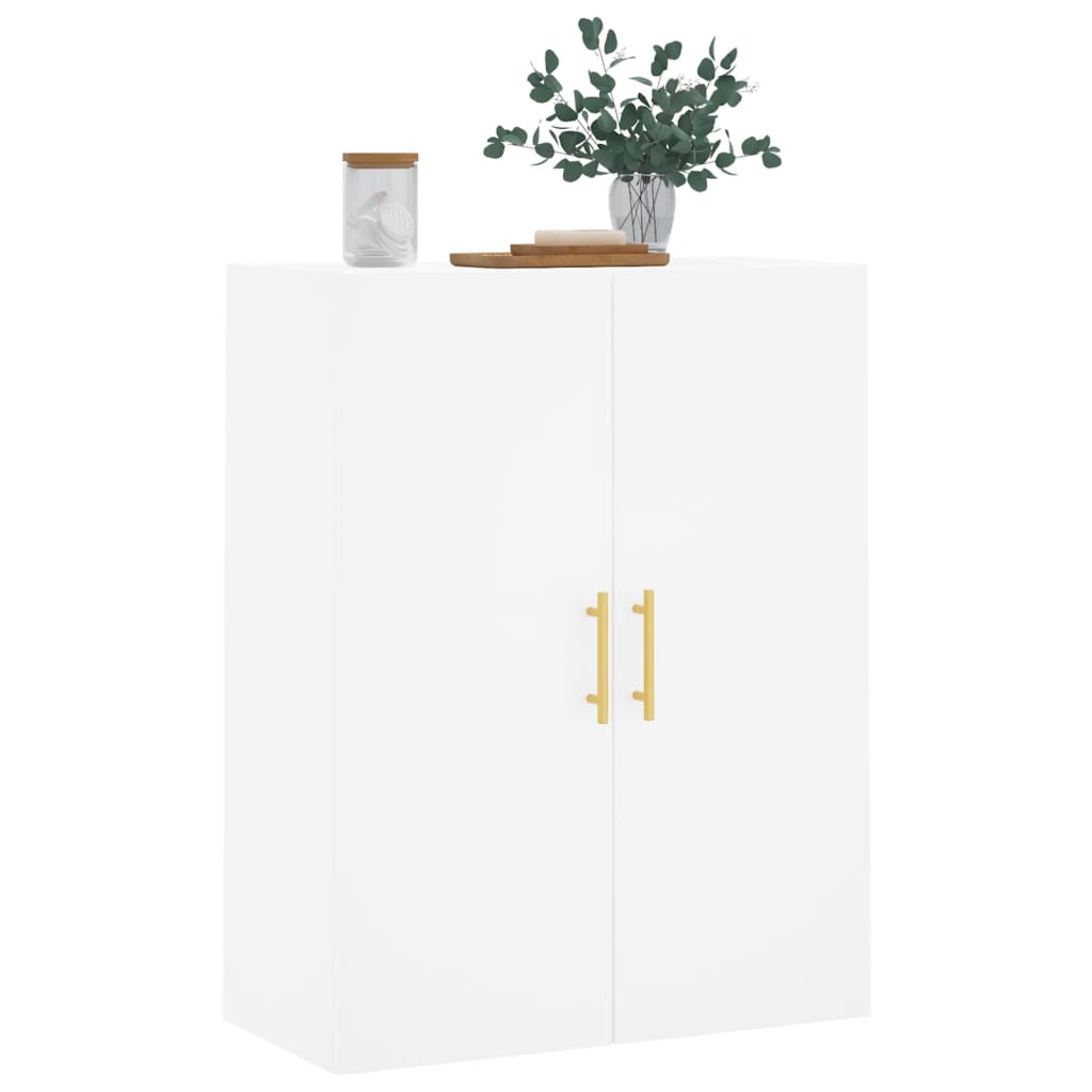 vidaXL Dulap cu montaj pe perete, alb, 69,5x34x90 cm vidaXL Dulap cu montaj pe perete, alb, 69,5x34x90 cm