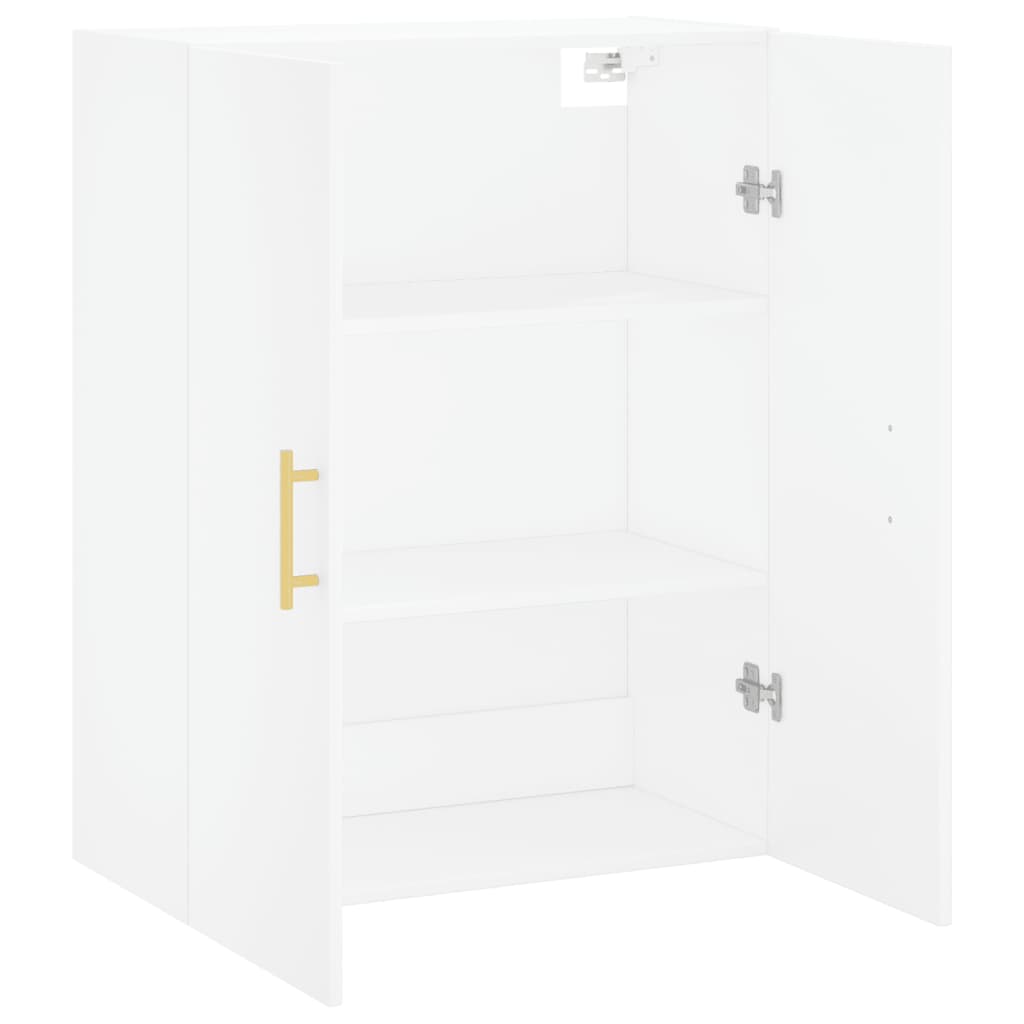 vidaXL Dulap cu montaj pe perete, alb, 69,5x34x90 cm vidaXL Dulap cu montaj pe perete, alb, 69,5x34x90 cm