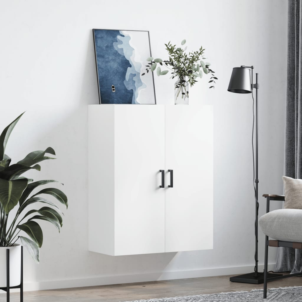vidaXL Dulap cu montaj pe perete, alb, 69,5x34x90 cm vidaXL Dulap cu montaj pe perete, alb, 69,5x34x90 cm