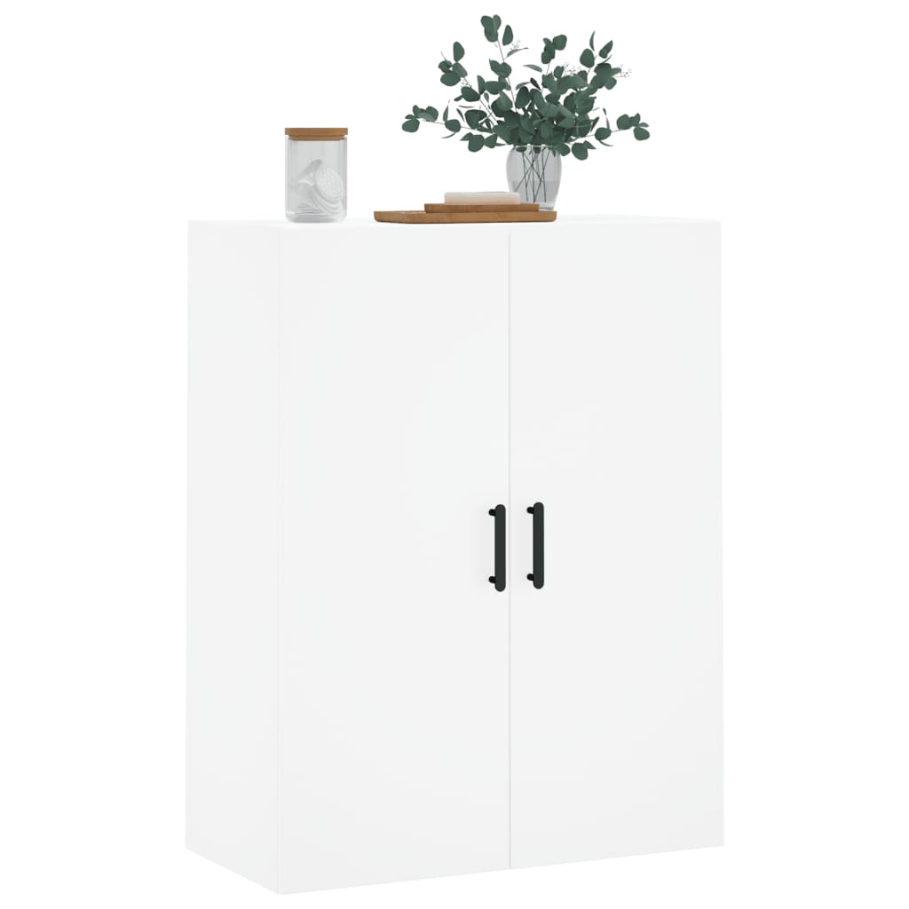 vidaXL Dulap cu montaj pe perete, alb, 69,5x34x90 cm