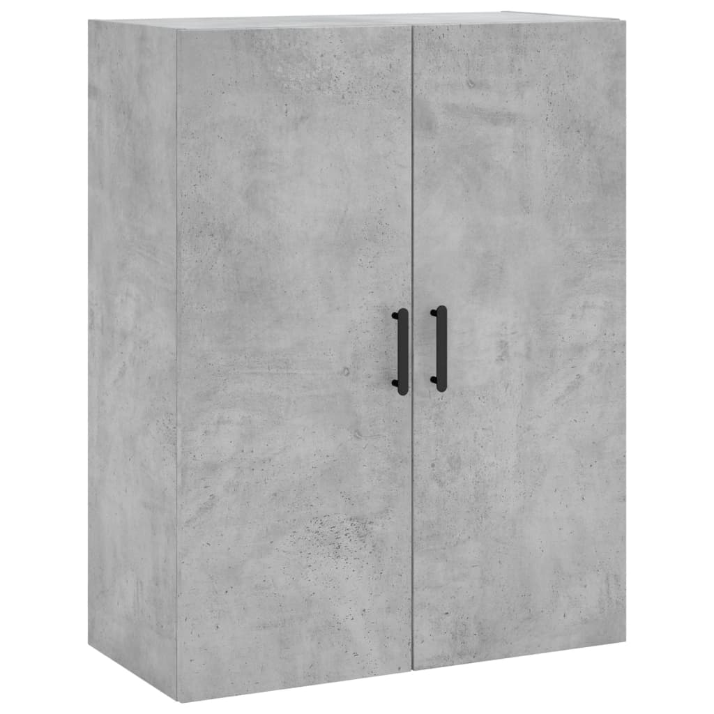 vidaXL Dulap cu montaj pe perete, gri beton, 69,5x34x90 cm vidaXL Dulap cu montaj pe perete, gri beton, 69,5x34x90 cm