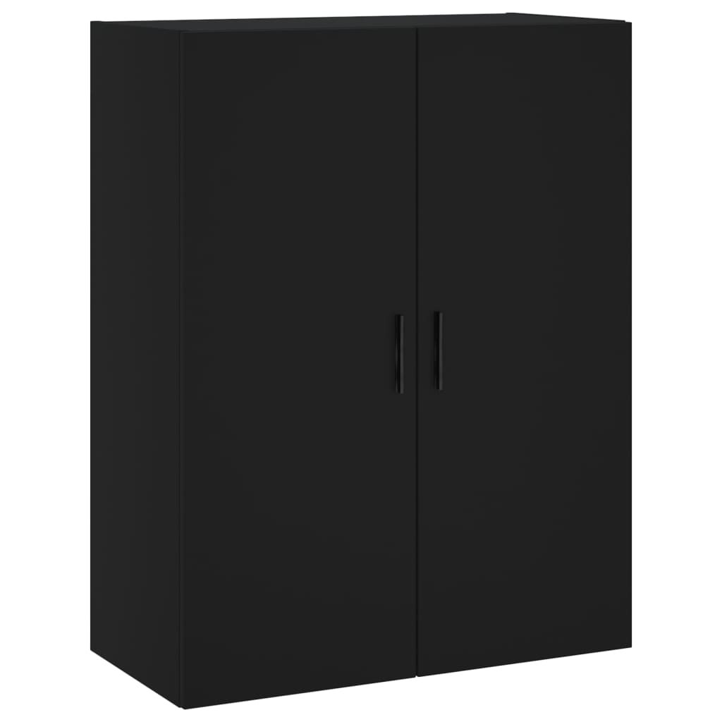 vidaXL Dulap cu montaj pe perete, negru, 69,5x34x90 cm