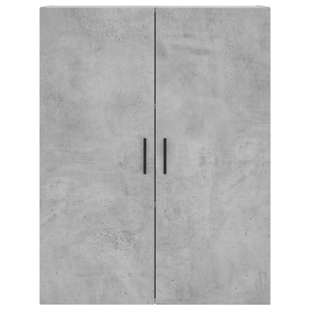 vidaXL Dulap cu montaj pe perete, gri beton, 69,5x34x90 cm