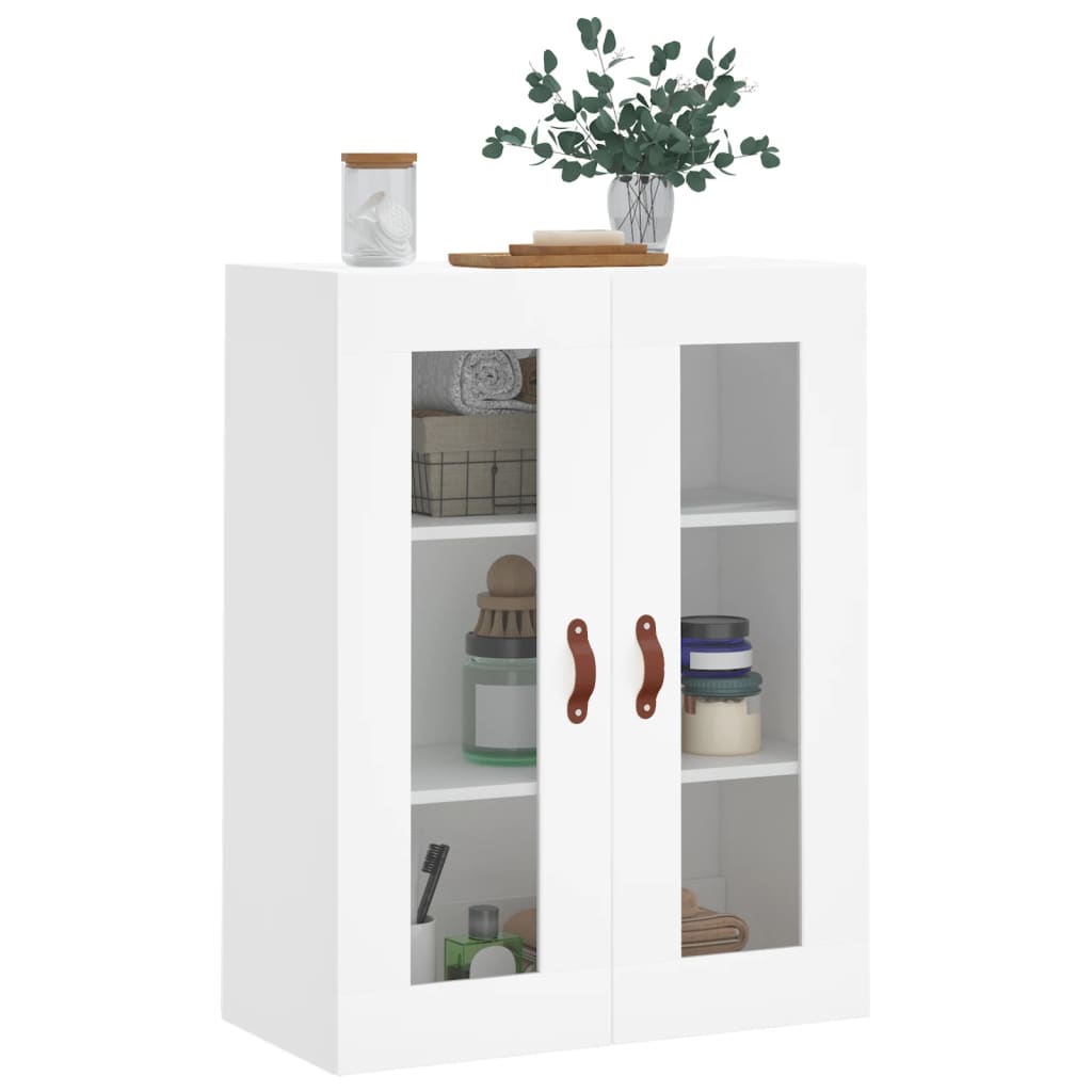 vidaXL Dulap cu montaj pe perete, alb, 69,5x34x90 cm vidaXL Dulap cu montaj pe perete, alb, 69,5x34x90 cm