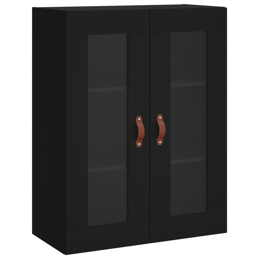 vidaXL Dulap cu montaj pe perete, negru, 69,5x34x90 cm vidaXL Dulap cu montaj pe perete, negru, 69,5x34x90 cm