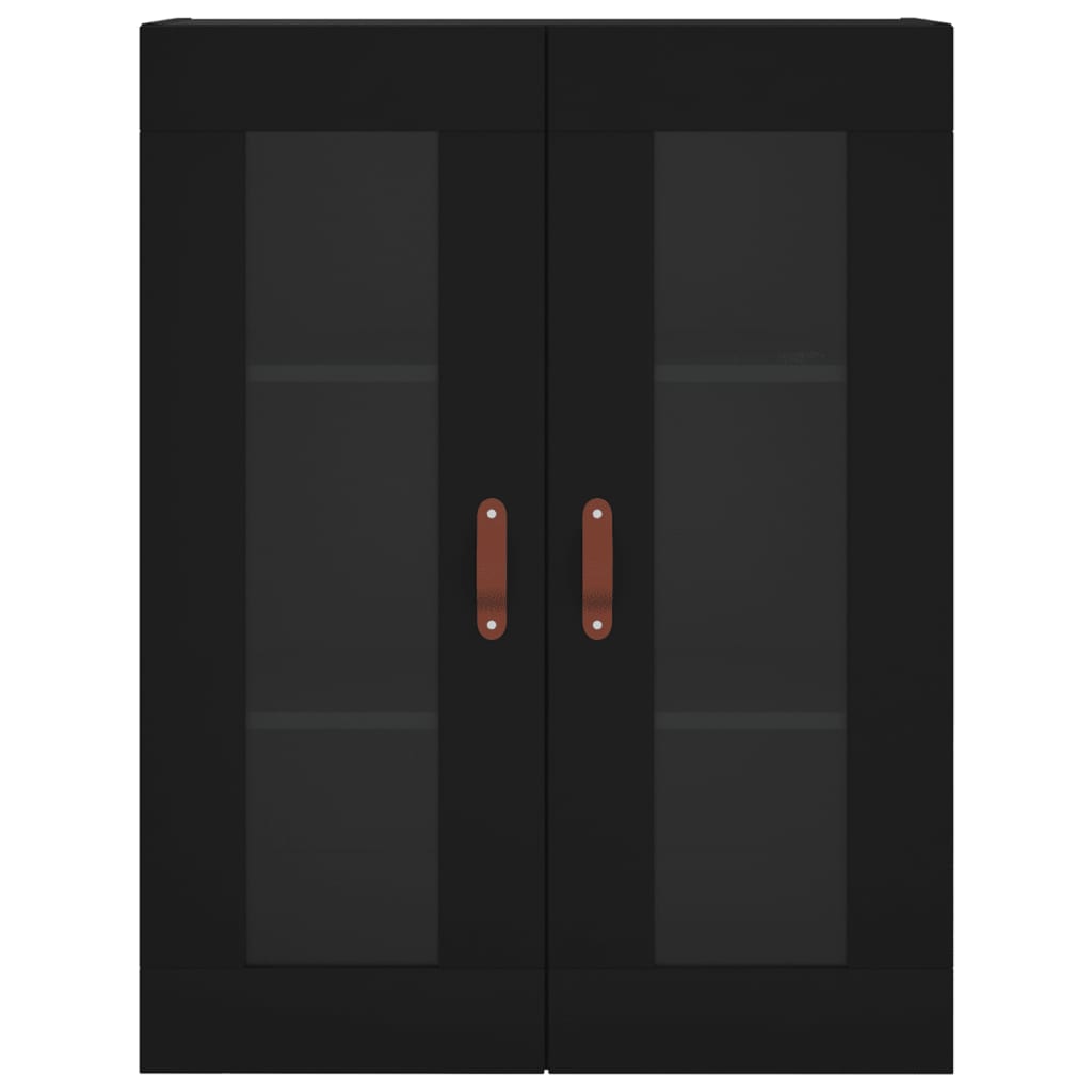 vidaXL Dulap cu montaj pe perete, negru, 69,5x34x90 cm vidaXL Dulap cu montaj pe perete, negru, 69,5x34x90 cm