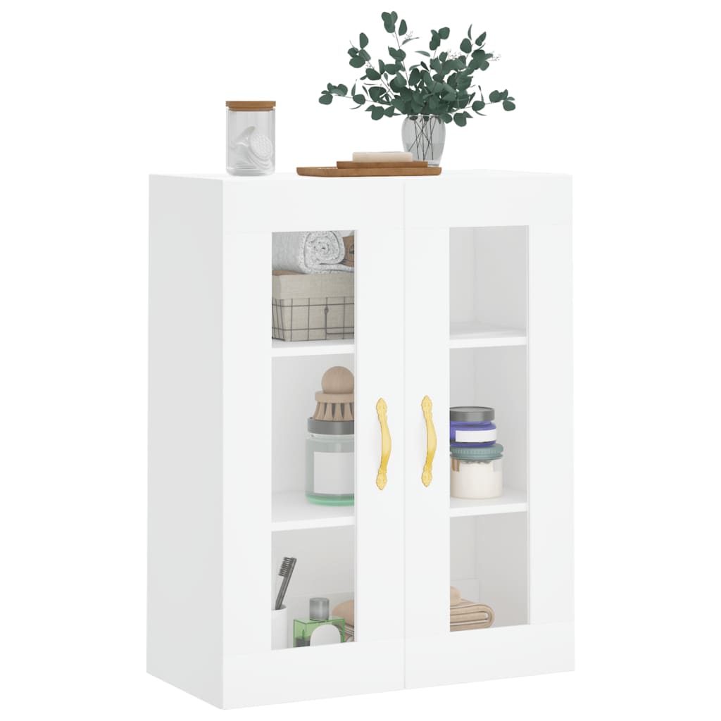 vidaXL Dulap cu montaj pe perete, alb, 69,5x34x90 cm vidaXL Dulap cu montaj pe perete, alb, 69,5x34x90 cm